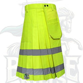 Carhartt Hi-Vis Firefighter Kilt – Durable Utility Safety Kilt with Reflective Strips